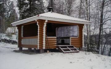 Фото номера Вилла с 1 спальней и сауной Виллы Villa Leppäkerttu г. Энонкоски 57